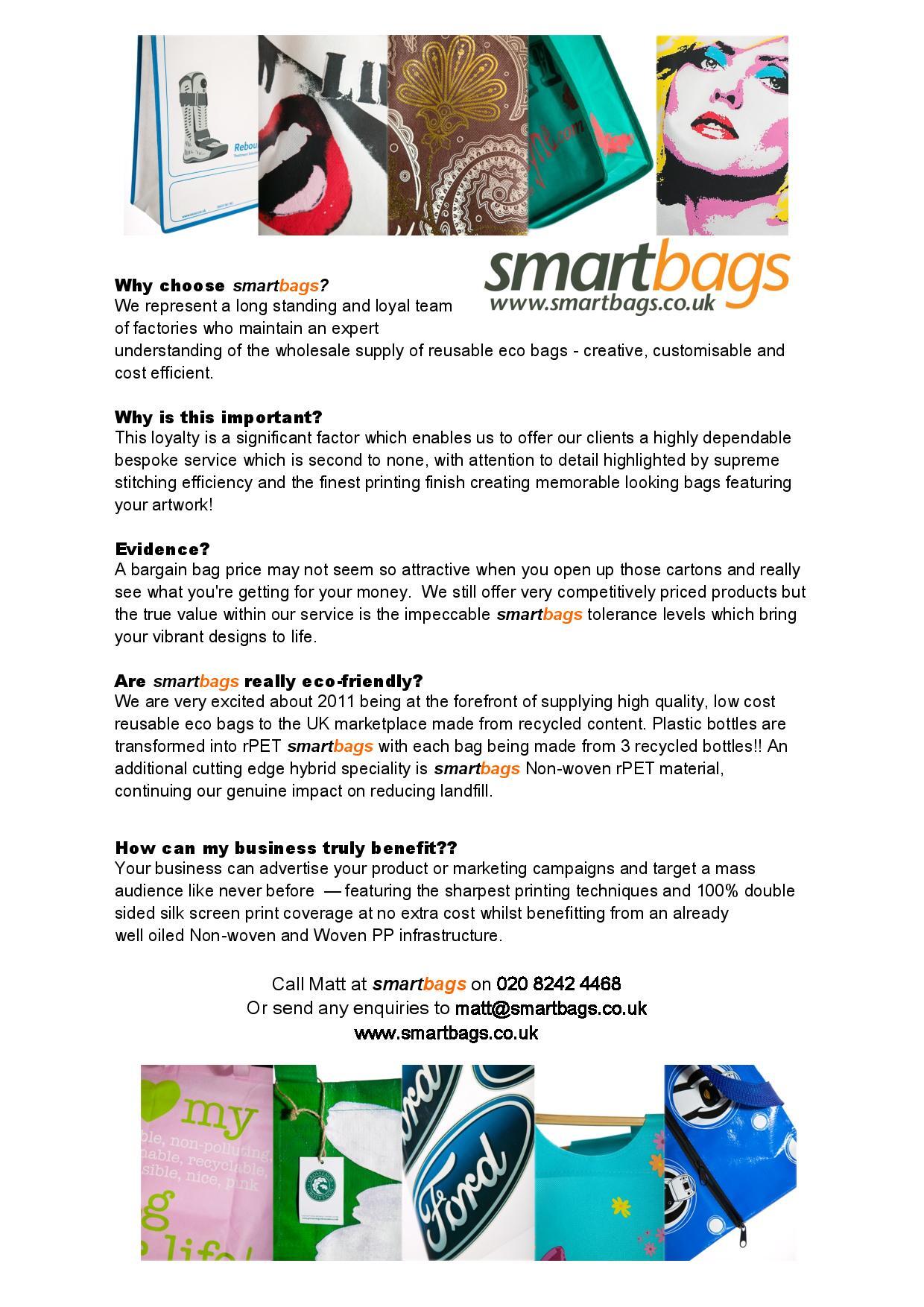 Why Choose Smartbags