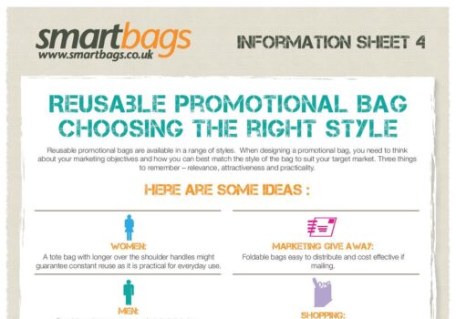 Choosing the Right Bag Style for Your Reusable Promotional Bags