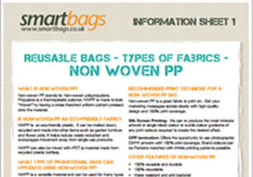 Reusable Bag Fabric - Non Woven PP