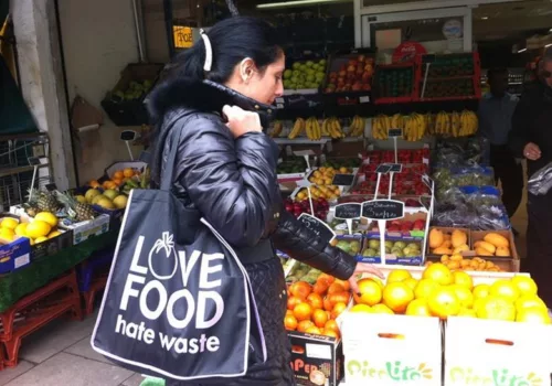 It's a WRAP! Reusable Bags promote "Love Food Hate Waste"