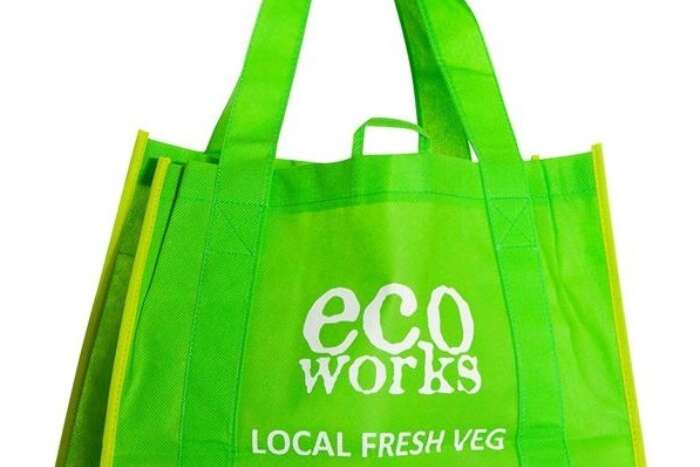 Beer Bag Shopping Bag Large Jute Bag Green Reusable Black Shopper