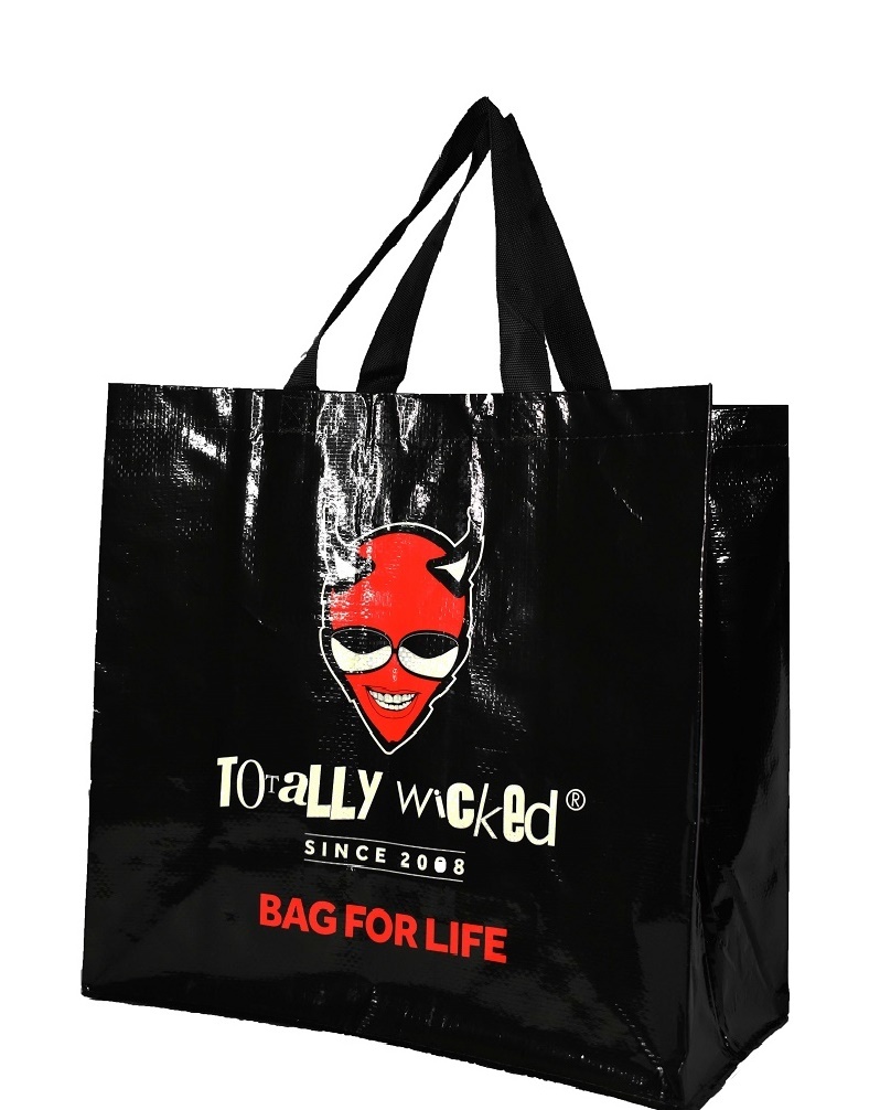 Recycled Sainsbury's Style Shopping Bag (Laminated)