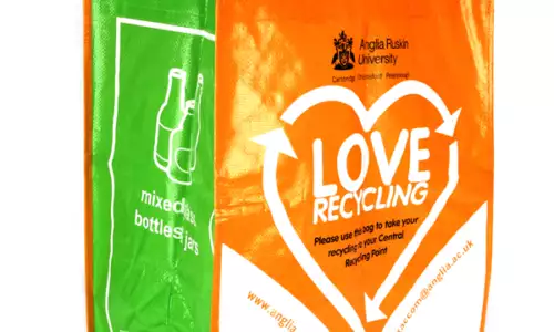Printed Reusable Recycling Bags for Councils & Waste Management Teams
