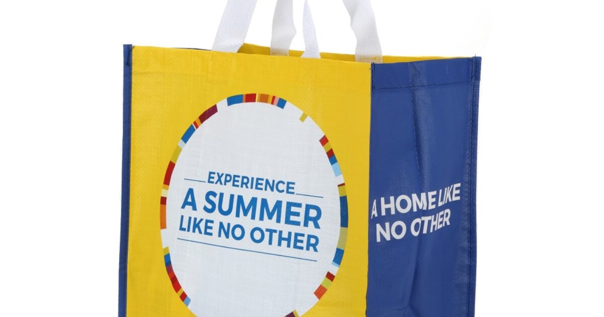 Tesco Style Bag for Life Reusable Woven Shopping Bags
