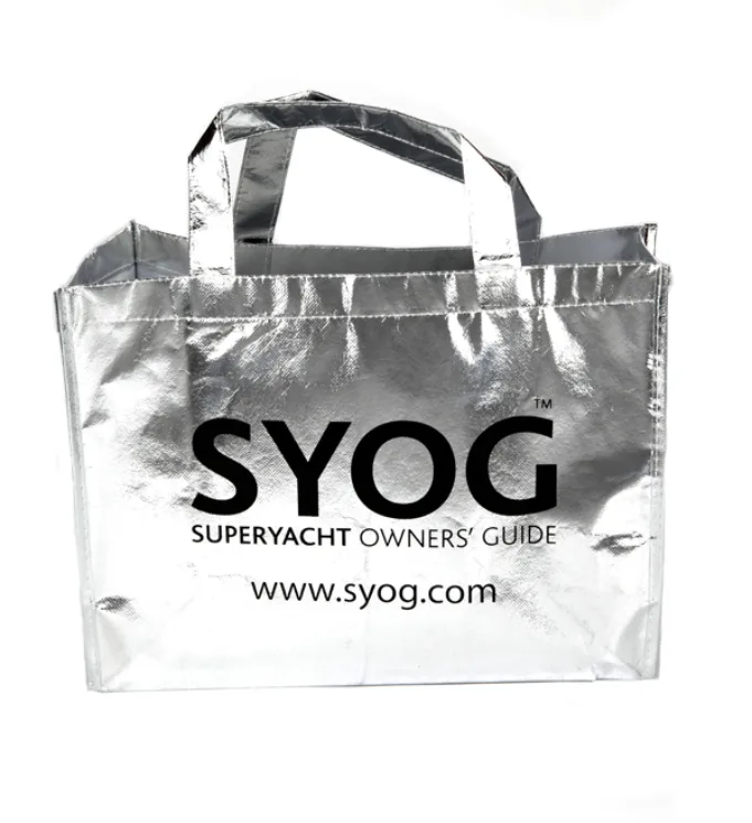 Metallic Medium Landscape Tote Bag