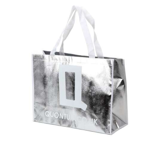 silver tote bags wholesale